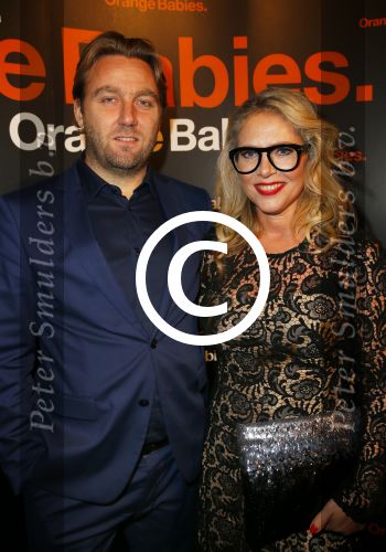 Amsterdam 8 november 2014
Feest orange babies birthday feestje in de kromhouthallen in Amsterdam. Fiona Hering met man