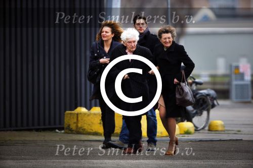 Amsterdam 17 december 2014
Jeroen Krabbe viert zijn 70e verjaardag in hotel de goudfazant.
Hedy d Ancona met Aat Veldhoen