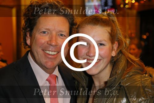 Amsterdam 18 december 2014
Premiere kerst circus in Carre.
Henkjan Smits met dochter