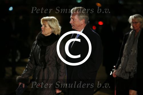 Utrecht 8 december 2014
Mr Pieter v Vollenhoven viert samen met zijn familie ,Prinses Margriet Prins Maurits Prinses Marilene Prins Bernhard Jr. Prinses Annette Prins Floris Prinses Aimee Prins Pieter Christiaan en Prinses Anita zijn 75e verjaardag in het Beatrix theater.