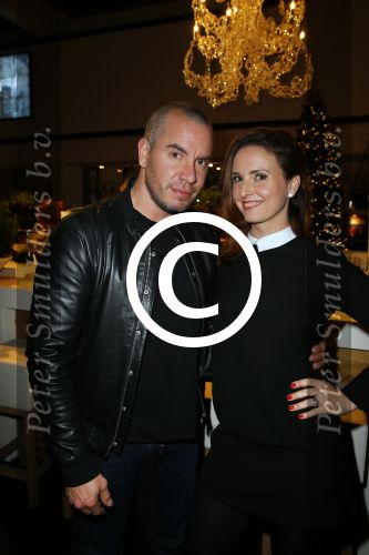 Amsterdam 11 december 2014
Luxery fair vip avond in de RAI. Jeroen v Koningsbrugge met zijn vrouw Marie Claire Witlox