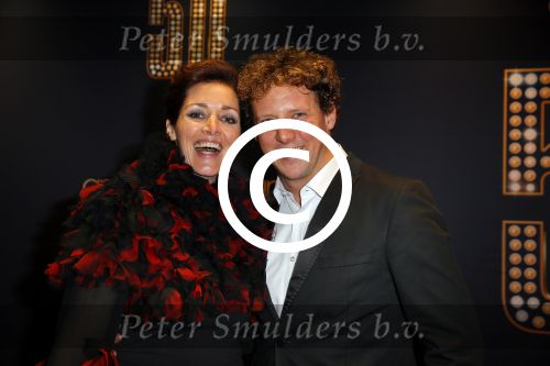Utrecht 18 november 2014
Andre v Duin viert zijn 50 jarig artiesten bestaan in het Beatrix theater. Jochem Myjer met vrouw