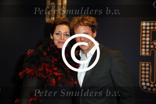 Utrecht 18 november 2014
Andre v Duin viert zijn 50 jarig artiesten bestaan in het Beatrix theater. Jochem Myjer met vrouw