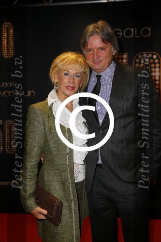 Utrecht 18 november 2014
Andre v Duin viert zijn 50 jarig artiesten bestaan in het Beatrix theater. Joke Bruijs met vriend Frits Landesberger
