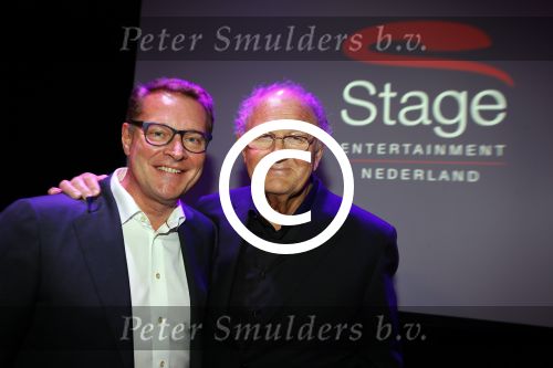 Amsterdam 17 december 2014
Joop v d Ende en Albert Verlinde maken bekend op persconferentie in gebouw van Stage holding dat ze samen gaan werken.