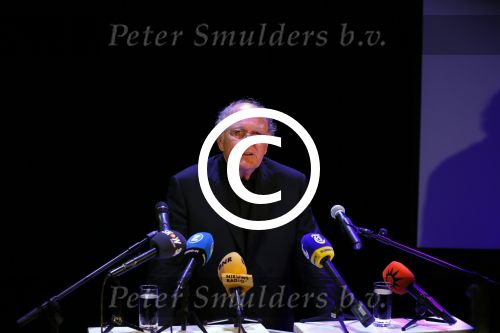 Amsterdam 17 december 2014Joop v d Ende en Albert Verlinde maken bekend op persconferentie in gebouw van Stage holding dat ze samen gaan werken.