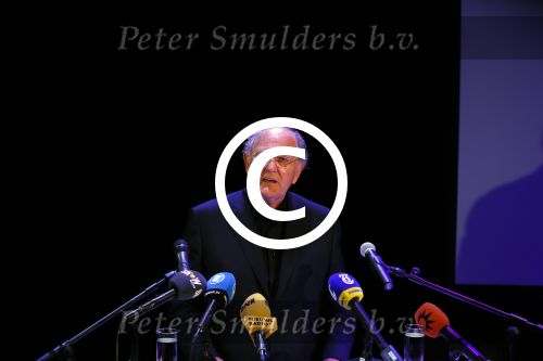 Amsterdam 17 december 2014Joop v d Ende en Albert Verlinde maken bekend op persconferentie in gebouw van Stage holding dat ze samen gaan werken.