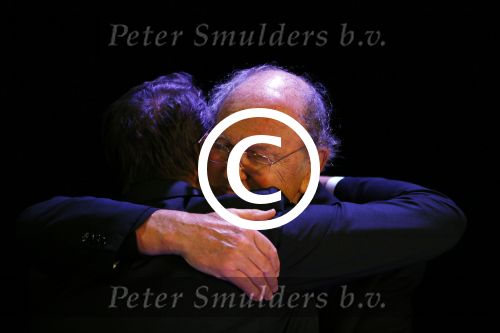 Amsterdam 17 december 2014Joop v d Ende en Albert Verlinde maken bekend op persconferentie in gebouw van Stage holding dat ze samen gaan werken.