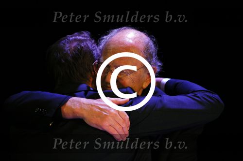 Amsterdam 17 december 2014Joop v d Ende en Albert Verlinde maken bekend op persconferentie in gebouw van Stage holding dat ze samen gaan werken.