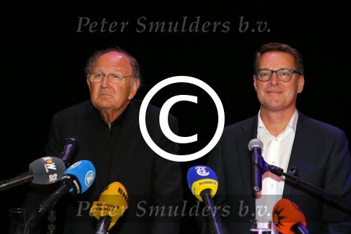 Amsterdam 17 december 2014Joop v d Ende en Albert Verlinde maken bekend op persconferentie in gebouw van Stage holding dat ze samen gaan werken.