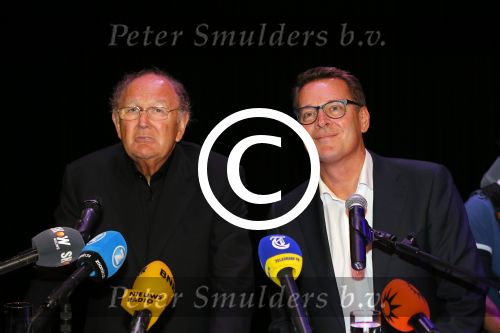 Amsterdam 17 december 2014Joop v d Ende en Albert Verlinde maken bekend op persconferentie in gebouw van Stage holding dat ze samen gaan werken.