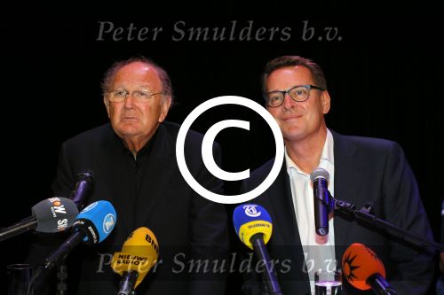 Amsterdam 17 december 2014Joop v d Ende en Albert Verlinde maken bekend op persconferentie in gebouw van Stage holding dat ze samen gaan werken.