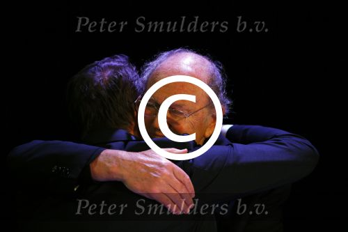 Amsterdam 17 december 2014Joop v d Ende en Albert Verlinde maken bekend op persconferentie in gebouw van Stage holding dat ze samen gaan werken.