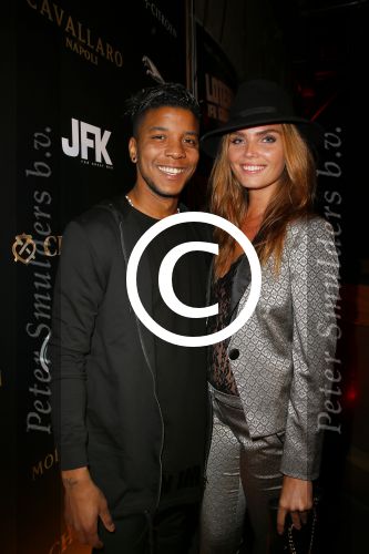 Amsterdam 8 november 2014
JFK Gala in de harbour club. Kim Feenstra met nieuwe vriend Rodney Ubbergen