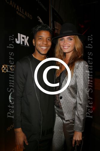 Amsterdam 8 november 2014
JFK Gala in de harbour club. Kim Feenstra met nieuwe vriend Rodney Ubbergen