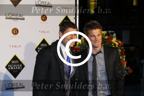 Amsterdam 9 december 2014
Grazia Style awards uitreiking in vondelpark CS. Koertjan de Bruijn met zijn zwager
