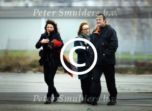 Amsterdam 17 december 2014
Jeroen Krabbe viert zijn 70e verjaardag in hotel de goudfazant.
Linda v Dijck met Dave Schram en zijn vrouw Maria Peters