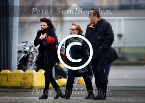 Amsterdam 17 december 2014
Jeroen Krabbe viert zijn 70e verjaardag in hotel de goudfazant.
Linda v Dijck met Dave Schram en zijn vrouw Maria Peters