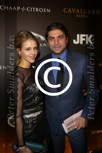 Amsterdam 8 november 2014
JFK Gala in de harbour club. Lisa Sips met vriend Ralph Mannheim