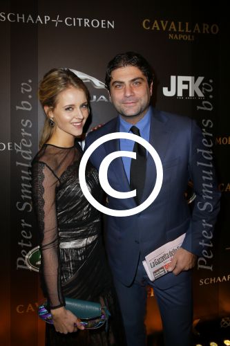 Amsterdam 8 november 2014
JFK Gala in de harbour club. Lisa Sips met vriend Ralph Mannheim