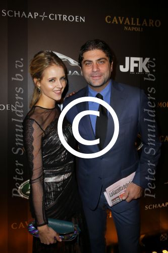 Amsterdam 8 november 2014
JFK Gala in de harbour club. Lisa Sips met vriend Ralph Mannheim