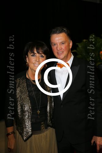 Amsterdam 16 december 2014
Sportman van het jaar verkiezing in de RAI.
Louis en Truus v Gaal