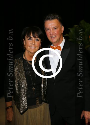 Amsterdam 16 december 2014
Sportman van het jaar verkiezing in de RAI.
Louis en Truus v Gaal