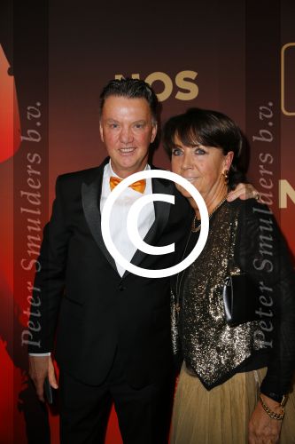 Amsterdam 16 december 2014
Sportman van het jaar verkiezing in de RAI.
Louis en Truus v Gaal