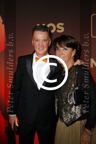 Amsterdam 16 december 2014
Sportman van het jaar verkiezing in de RAI.
Louis en Truus v Gaal