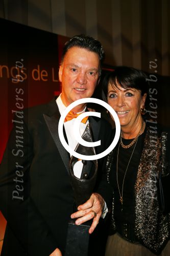 Amsterdam 16 december 2014
Sportman van het jaar verkiezing in de RAI.
Louis en Truus v Gaal