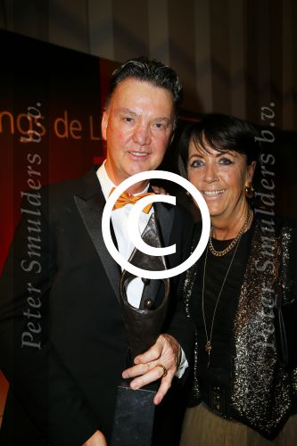 Amsterdam 16 december 2014
Sportman van het jaar verkiezing in de RAI.
Louis en Truus v Gaal