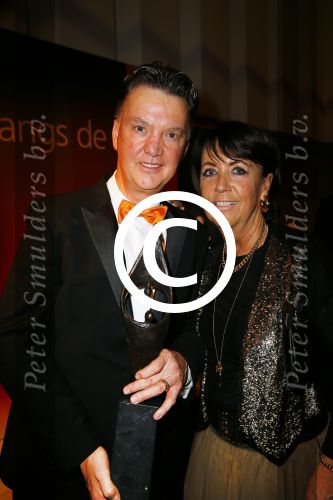 Amsterdam 16 december 2014
Sportman van het jaar verkiezing in de RAI.
Louis en Truus v Gaal