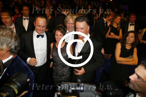 Amsterdam 16 december 2014
Sportman van het jaar verkiezing in de RAI. Louis v gaal met Bert Oostveen