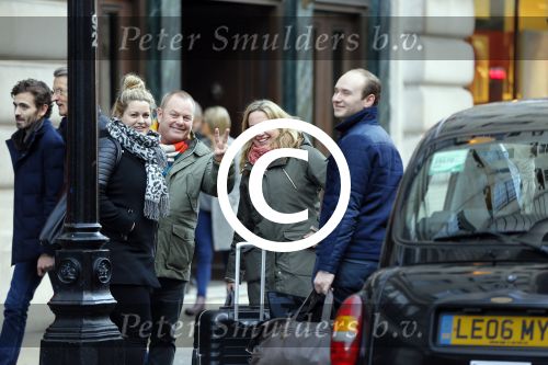 Londen 14 december 2014
Martijn Fischer met zijn nieuwe vriendin Annemarie Ubbels in Londen