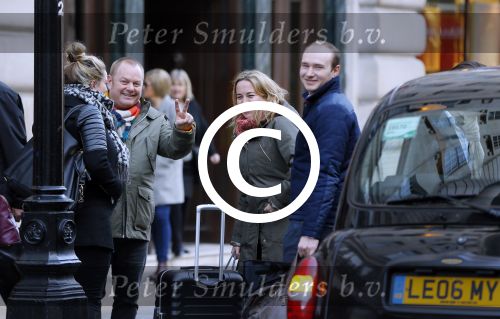 Londen 14 december 2014
Martijn Fischer met zijn nieuwe vriendin Annemarie Ubbels in Londen