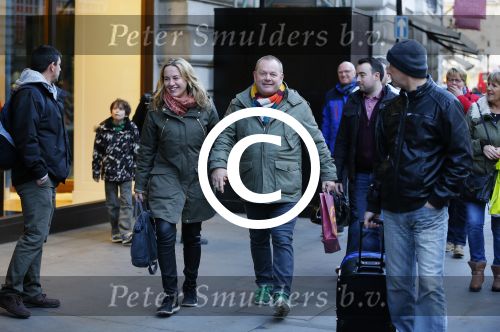 Londen 14 december 2014
Martijn Fischer met zijn nieuwe vriendin Annemarie Ubbels in Londen