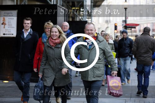 Londen 14 december 2014
Martijn Fischer met zijn nieuwe vriendin Annemarie Ubbels in Londen