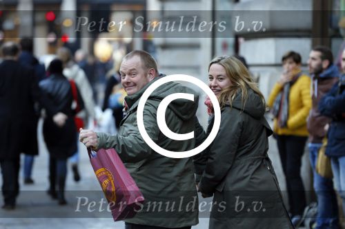 Londen 14 december 2014
Martijn Fischer met zijn nieuwe vriendin Annemarie Ubbels in Londen
