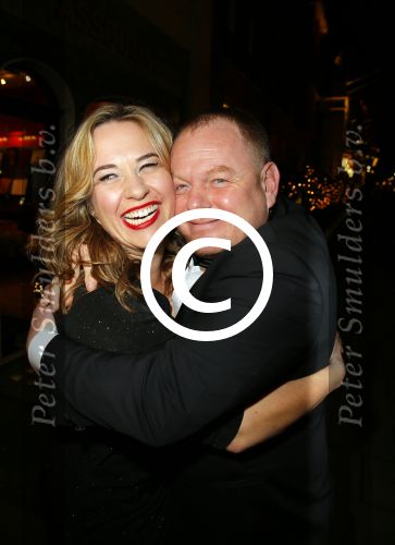 Londen 15 december 2014
Chantal Janzen en Marco Geeratz trouwen in Hotal Cafe Royal.
Het feest is s avonds in hotel Claridge\'s. Martijn Fischer met zijn vriendin Annemarie Ubbels