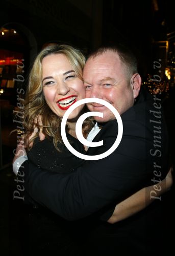 Londen 15 december 2014
Chantal Janzen en Marco Geeratz trouwen in Hotal Cafe Royal.
Het feest is s avonds in hotel Claridge\'s. Martijn Fischer met zijn vriendin Annemarie Ubbels