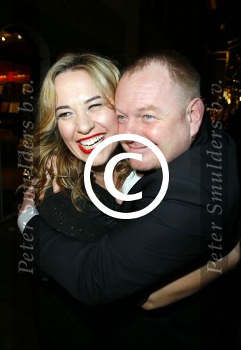 Londen 15 december 2014
Chantal Janzen en Marco Geeratz trouwen in Hotal Cafe Royal.
Het feest is s avonds in hotel Claridge\'s. Martijn Fischer met zijn vriendin Annemarie Ubbels
