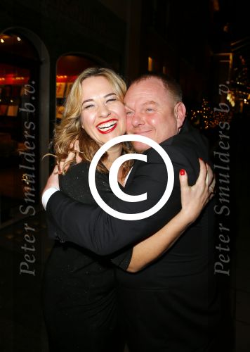 Londen 15 december 2014
Chantal Janzen en Marco Geeratz trouwen in Hotal Cafe Royal.
Het feest is s avonds in hotel Claridge\'s. Martijn Fischer met zijn vriendin Annemarie Ubbels