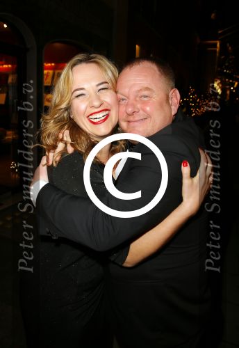 Londen 15 december 2014
Chantal Janzen en Marco Geeratz trouwen in Hotal Cafe Royal.
Het feest is s avonds in hotel Claridge\'s. Martijn Fischer met zijn vriendin Annemarie Ubbels