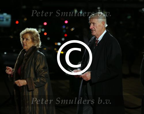 Utrecht 8 december 2014
Mr Pieter v Vollenhoven viert samen met zijn familie ,Prinses Margriet Prins Maurits Prinses Marilene Prins Bernhard Jr. Prinses Annette Prins Floris Prinses Aimee Prins Pieter Christiaan en Prinses Anita zijn 75e verjaardag in het Beatrix theater.