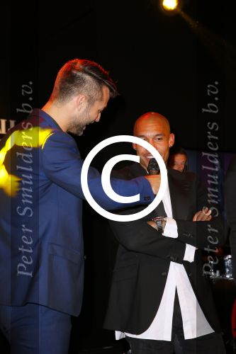Amsterdam 15 november 2014
Life After Football (LAF) beurs in de Harbour Club. jan Kooijman Nigel de Jong Ruud Boymans en Elroy Elia