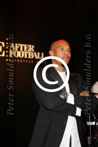 Amsterdam 15 november 2014
Life After Football (LAF) beurs in de Harbour Club. jan Kooijman Nigel de Jong Ruud Boymans en Elroy Elia