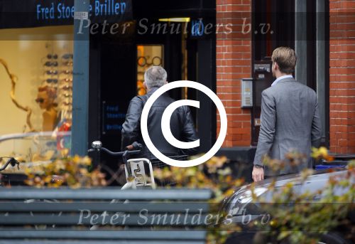 Amsterdam 19 november 2014
Peter R de Vries met zijn zoon in Amsterdam Zuid