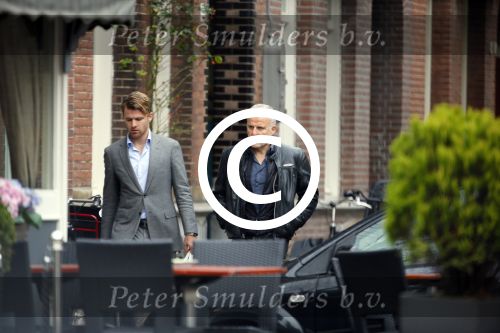 Amsterdam 19 november 2014
Peter R de Vries met zijn zoon in Amsterdam Zuid