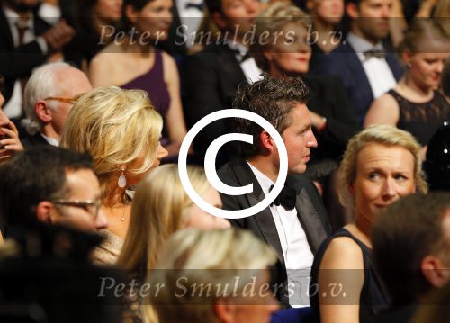 Amsterdam 16 december 2014
Sportman van het jaar verkiezing in de RAI.
Pieter v d Hoogenband met zijn nieuwe vriendin Marie Jose Krooijmans