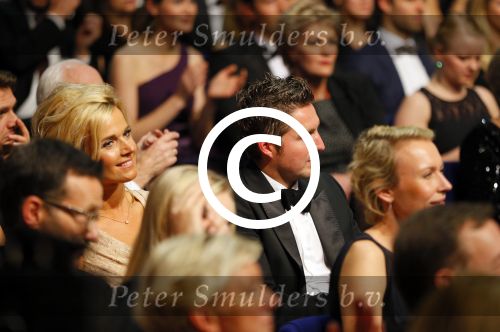 Amsterdam 16 december 2014
Sportman van het jaar verkiezing in de RAI.
Pieter v d Hoogenband met zijn nieuwe vriendin Marie Jose Krooijmans